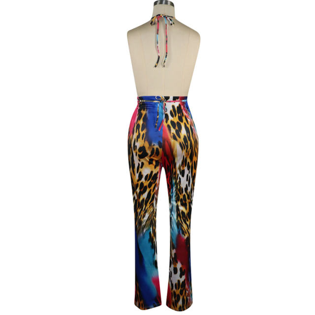 Sexy Hollow Out Rompers Plus Size Wide Leg Casual Clothing PQQM3728