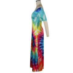 African Printed Retro Streetwear Plus Size XXL Fashion Maxi Dresses PQQM3725