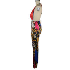 Sexy Hollow Out Rompers Plus Size Wide Leg Casual Clothing PQQM3728