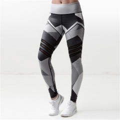 Women Yoga Outfits High Waist Print Active Wear PQHY44E