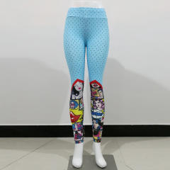 Anime Print Outdoor Pants Sexy Lift Butts Fitness Wear PQHY555