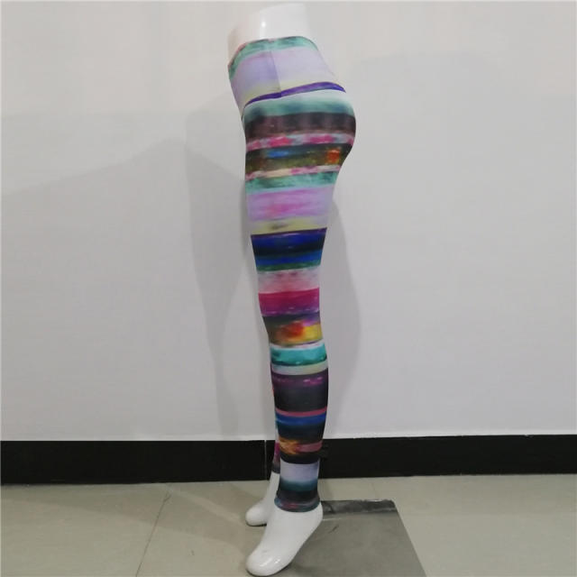Galaxy Printing Gym Clothing High Waist Exercise Wear Lift Butts Sport Wear PQHY562