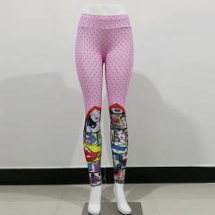 Anime Print Outdoor Pants Sexy Lift Butts Fitness Wear PQHY555