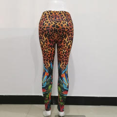Animal Printing Jogging Clothing Autumn Running Leggings PQHY540