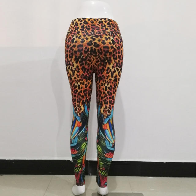Animal Printing Jogging Clothing Autumn Running Leggings PQHY540