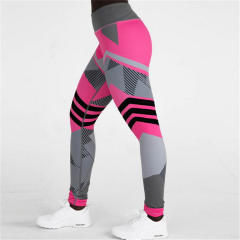 Women Yoga Outfits High Waist Print Active Wear PQHY44E