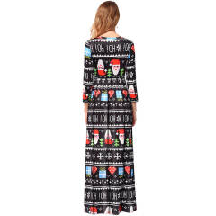 Ugly Christmas Dress Xmas Casual Skirt Crew Neck Clothes PQR1201