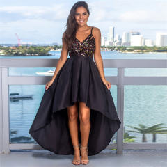 Wedding Banquet Evening Dress Spaghetti Strap Sequin Bridesmaid Dresses PQH2011B  [OUT OF STOCK]