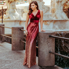 Bling Bling Cocktail Dresses Women Gradient Sequin Evening Dress PQH2020B