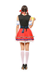 Bar Waitress Costumes German Women Oktoberfest Costume PQPS7146