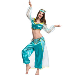 Aladdin and the Magic Lamp COS Clothing Arabic Cosplay Costume PQPS9254