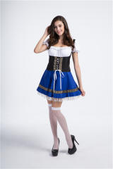 Sexy Bavarian Cosplay Costume Mardi Gras Maid Uniform PQPS2837
