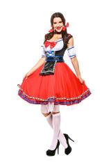 Original Bavarian Cosplay Theme Costume Beer Girl Fancy Dress PQPS8114