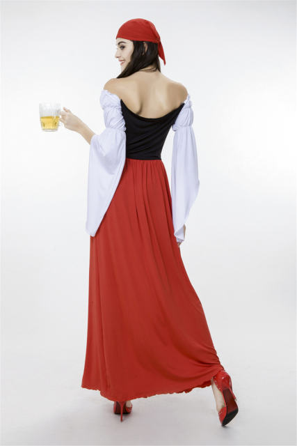 German Long Beer Festival Dress Fat Adult Female Beer Clothing PQPS15091