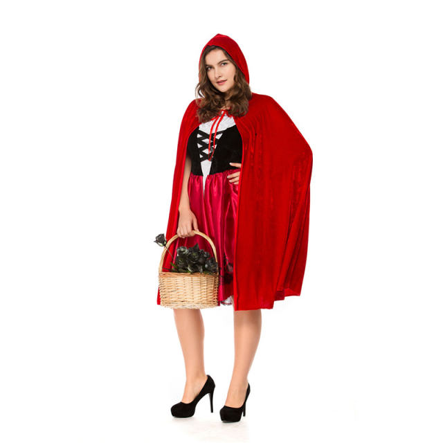 Plus Size Halloween Costumes Little Red Riding Hood Costume PQPS9013