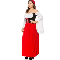 German Long Beer Festival Dress Fat Adult Female Beer Clothing PQPS15091