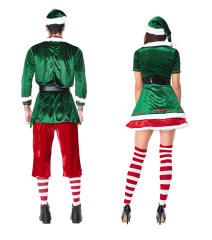 Xmas His-and-hers Clothes Santa Claus Party Cosplay Costume PQPS1186