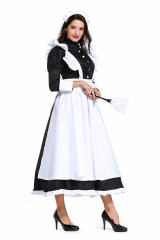 Carnival German Maid Cosplay Fancy Dress England Female Cook Costume PQPS71628