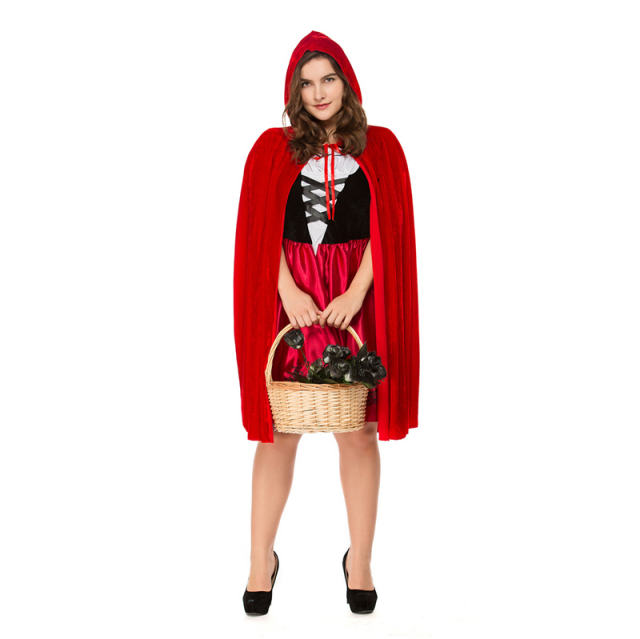 Plus Size Halloween Costumes Little Red Riding Hood Costume PQPS9013