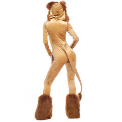 Halloween King of the Jungle Lion Costume for Women PQPS1715