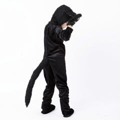 Halloween Black Cat Costume Children Carnival Stage Performance Outfit PQPS1714