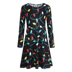 Christmas Fashion Dress for Women Winter Casual Dress PQRYG22925G