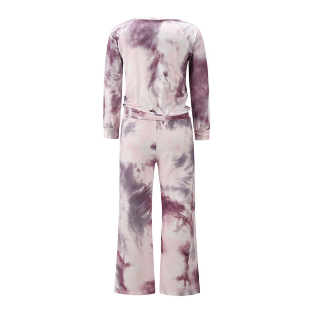 Winter Home Wear for Women Printing Loungewear Sport Tracksuit PQLH205C