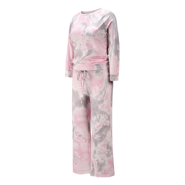 Autumn Loungewear For Women Tie-dyed Home Wear PQLH205A