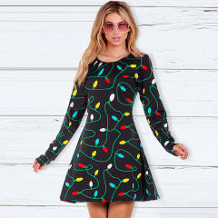 Christmas Fashion Dress for Women Winter Casual Dress PQRYG22925G