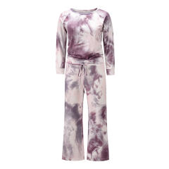 Winter Home Wear for Women Printing Loungewear Sport Tracksuit PQLH205C
