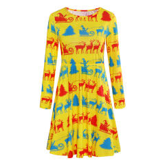 Christmas Mini Dresses for Women Santa Claus Style Dress PQ22925C