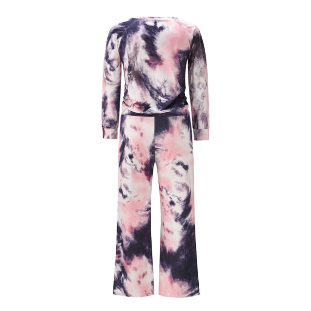 Winter Tracksuit for Women Home Wear Tie-dyed Loungewear PQLH205B