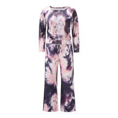 Winter Tracksuit for Women Home Wear Tie-dyed Loungewear PQLH205B
