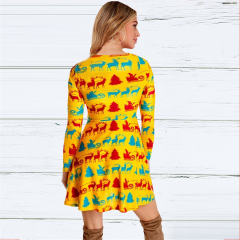 Christmas Mini Dresses for Women Santa Claus Style Dress PQ22925C