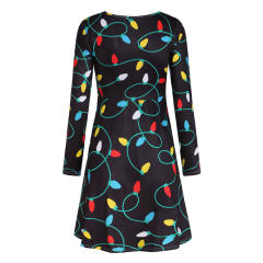 Christmas Fashion Dress for Women Winter Casual Dress PQRYG22925G