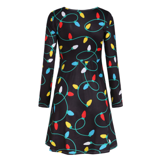Christmas Fashion Dress for Women Winter Casual Dress PQRYG22925G