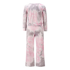Autumn Loungewear For Women Tie-dyed Home Wear PQLH205A