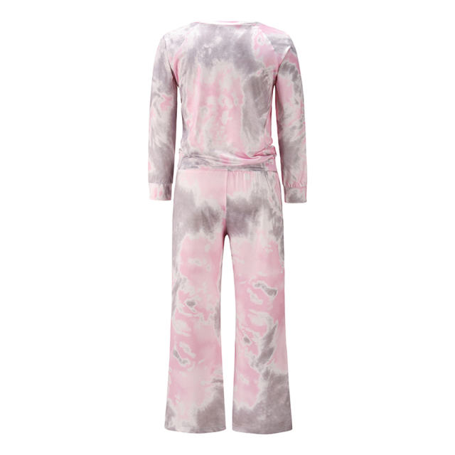 Autumn Loungewear For Women Tie-dyed Home Wear PQLH205A