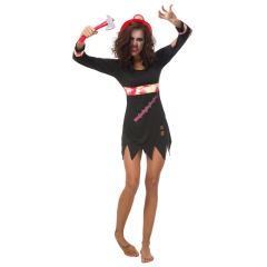 Halloween Adult Costume Female Fire Evil Firemen Costume PQ80883
