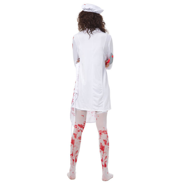 Halloween Cook Costume for Women Horror Cosplay Uniform PQ80891