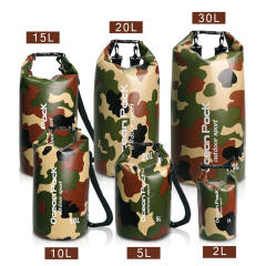 Unisex Beach Storage Camouflage Duffel Bags Sport Dry Storage PQXZX08A