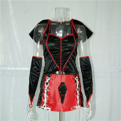 Halloween Evil Queen Fancy Dress Carnival Haunted House Costume PQW8313
