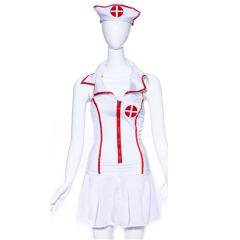 Sexy Nurse Costume Night Club Nurse Wear Doctor Cosplay Clothing PQW2922