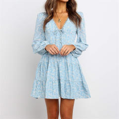 Fashion Skater Dress Autumn Casual Wear Spring Clubwear PQOM8999