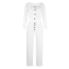 Long Sleeve Cardigan For Women Slim Buttoned Casual Tracksuits PQOM9141