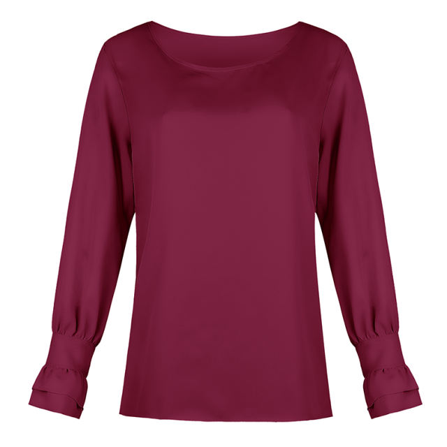 Long Sleeve Loose Tops Autumn Bottoming Shirt for Women PQOM9153