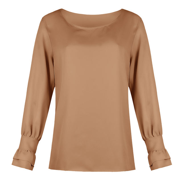Long Sleeve Loose Tops Autumn Bottoming Shirt for Women PQOM9153