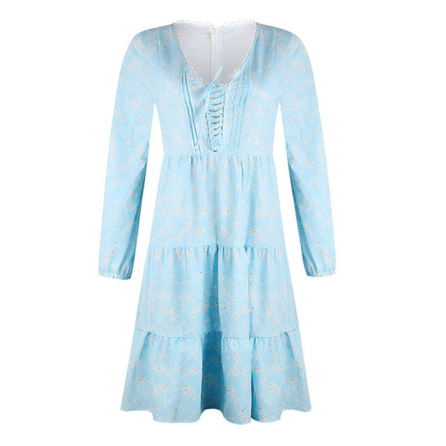 Fashion Skater Dress Autumn Casual Wear Spring Clubwear PQOM8999