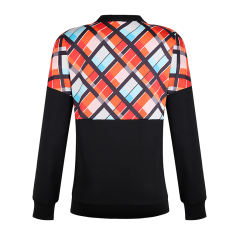 Autumn Zip Tops Long Sleeve Christmas Print Sweatshirt PQOM9150