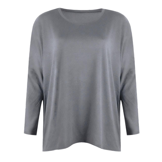 American Women T-Shirt Full Sleeve Crew Neck Fashion Tops PQOM9038